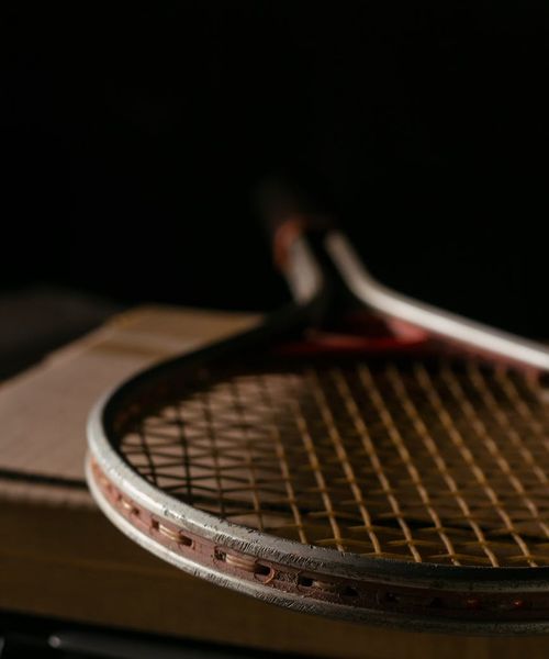 Close up of sports equipment in a professional training studio